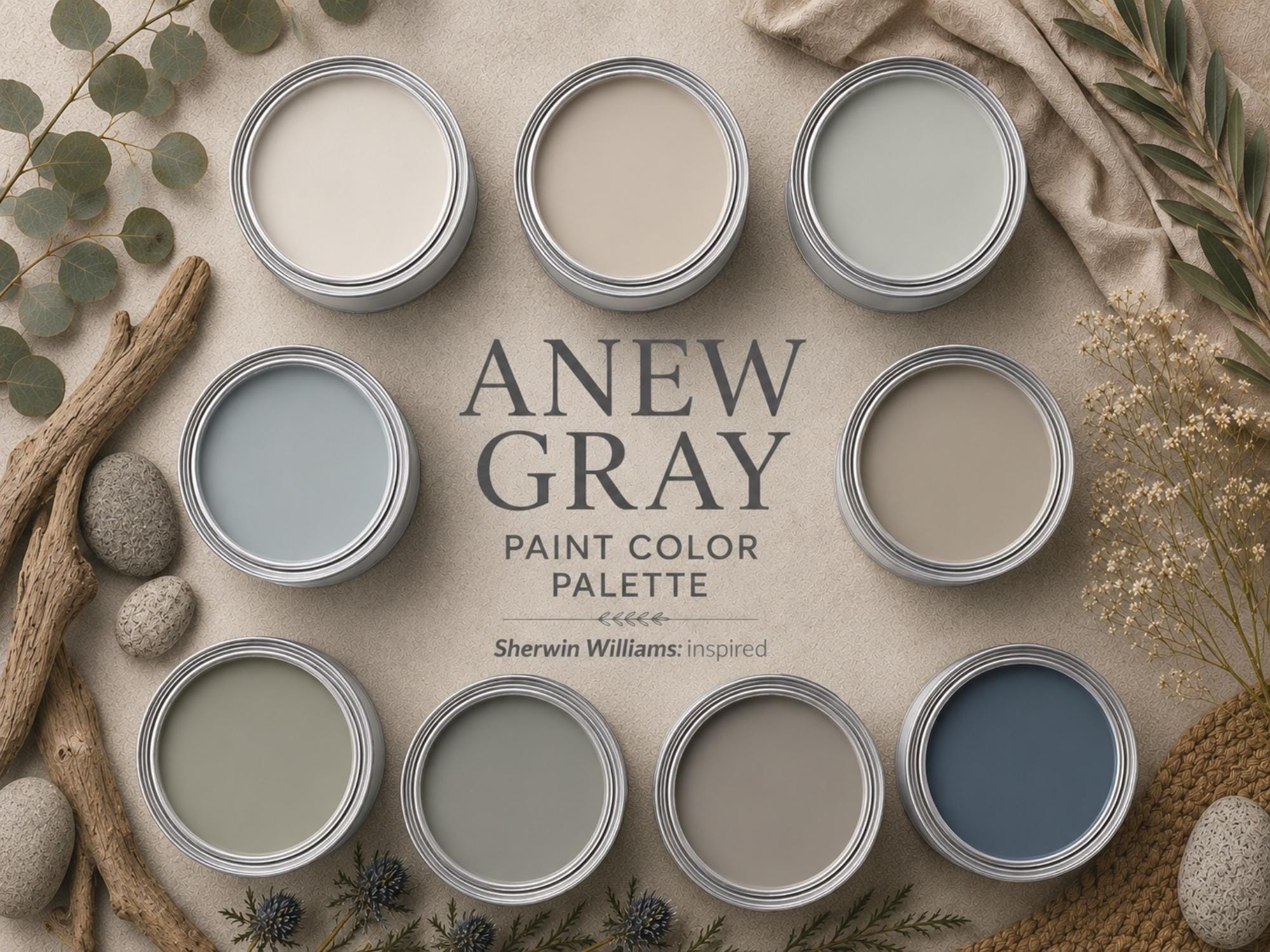 Anew Gray Color Collection