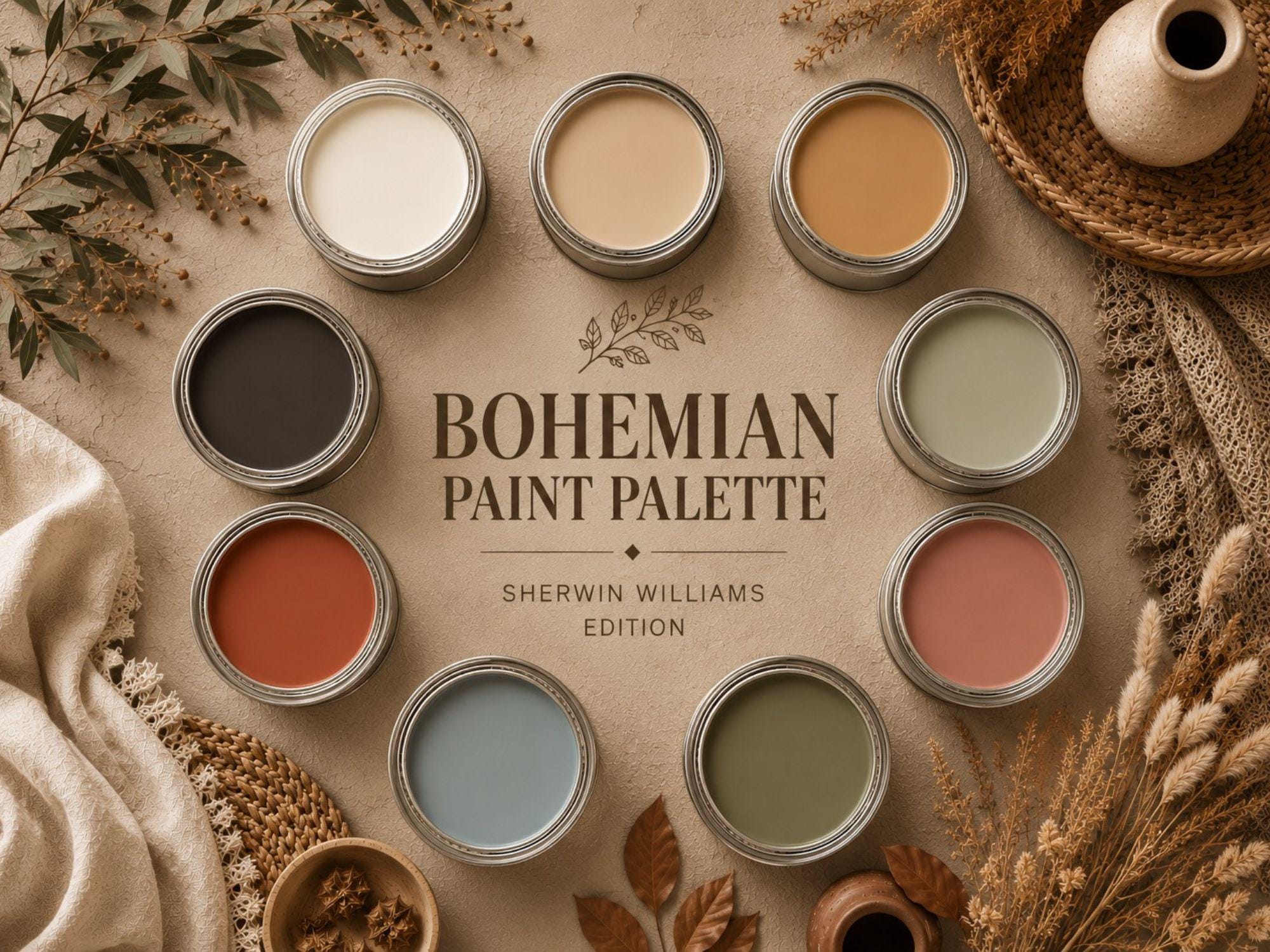 Bohemian Paint Palette